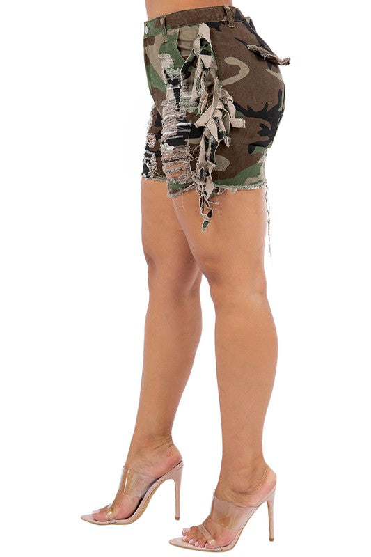 SEXY SPORT CAMOFLAGE SHORTS