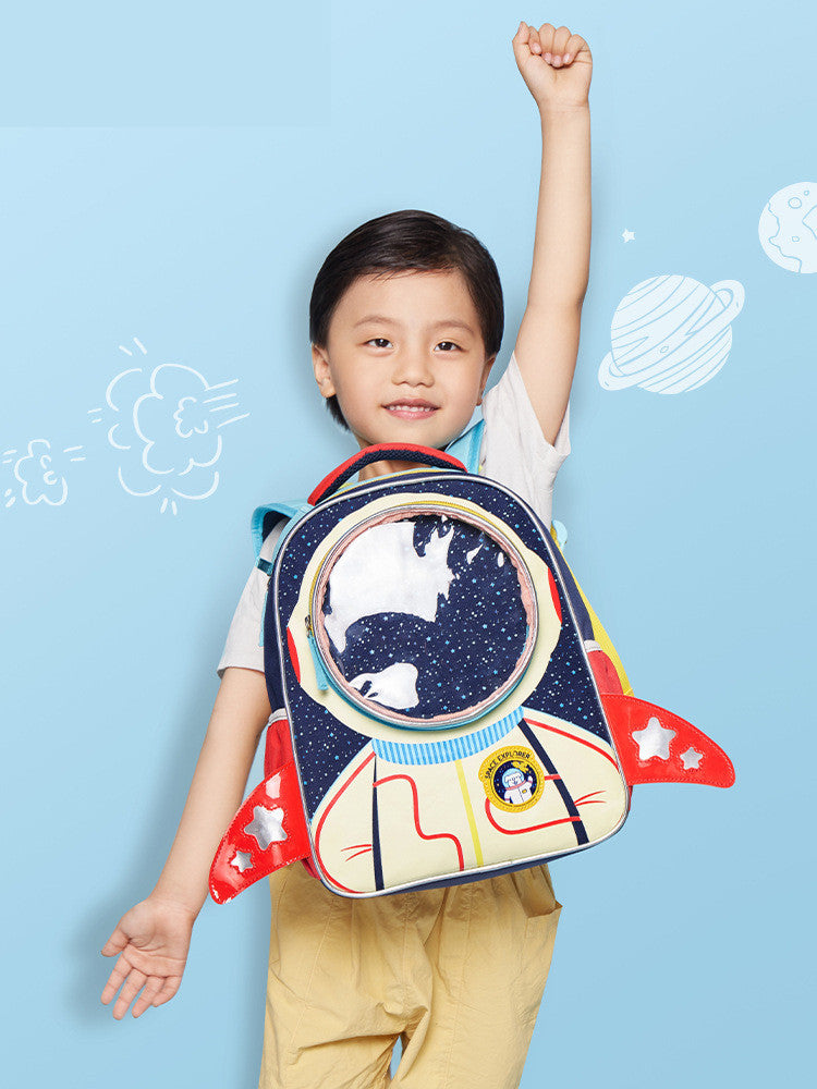 Little Tail New Cartoon Male Children's School Bag