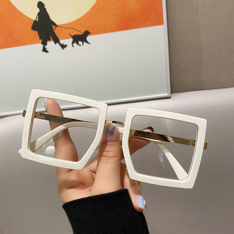 Thick Frame Square Anti-blue Light Glasses