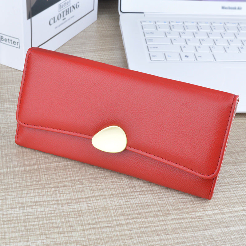 Long Soft Leather Wallet