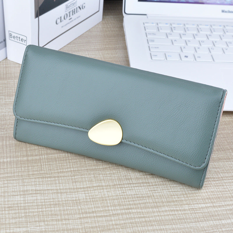 Long Soft Leather Wallet
