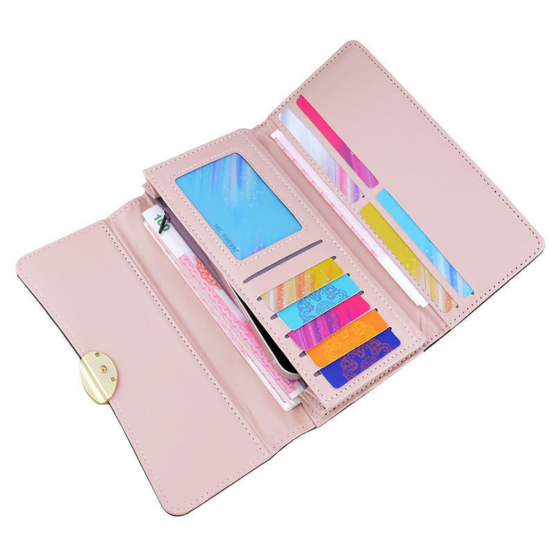 Long Soft Leather Wallet