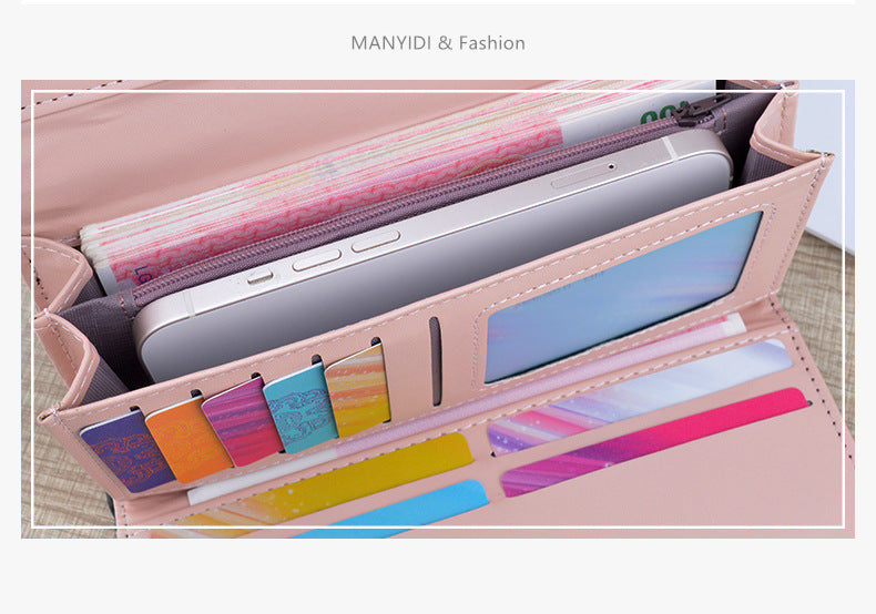 Long Soft Leather Wallet