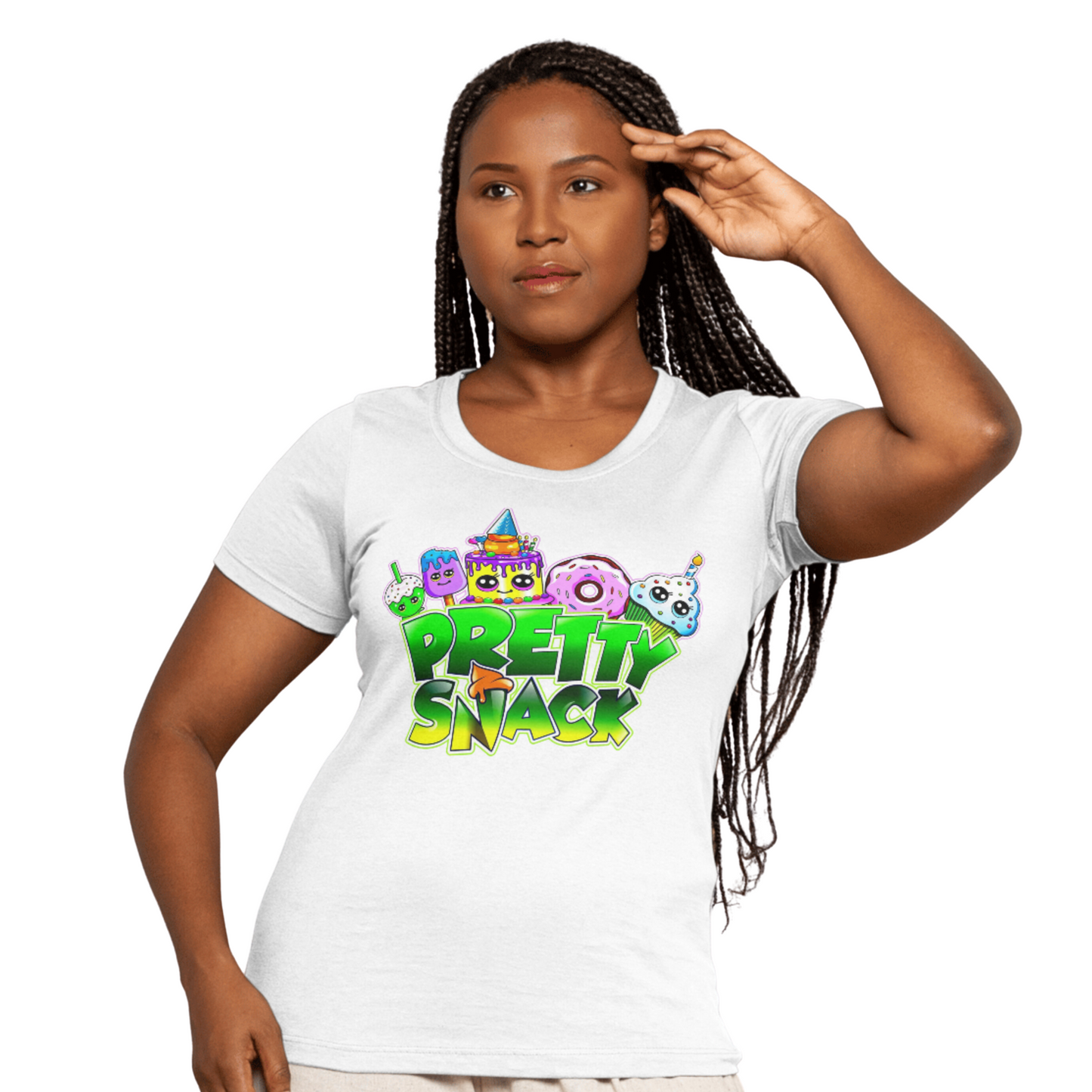 Pretty Snack|Neon Crazy Tee