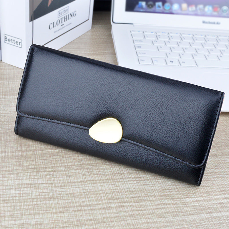 Long Soft Leather Wallet