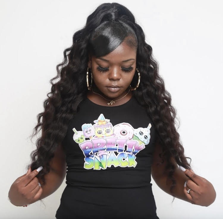 Pretty Snack|Purple Twist Tee