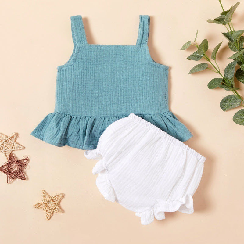 Girl's Two Piece Cotton Set