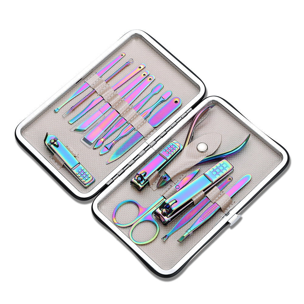 Stainless Steel Nail Clippers 15-piece Set