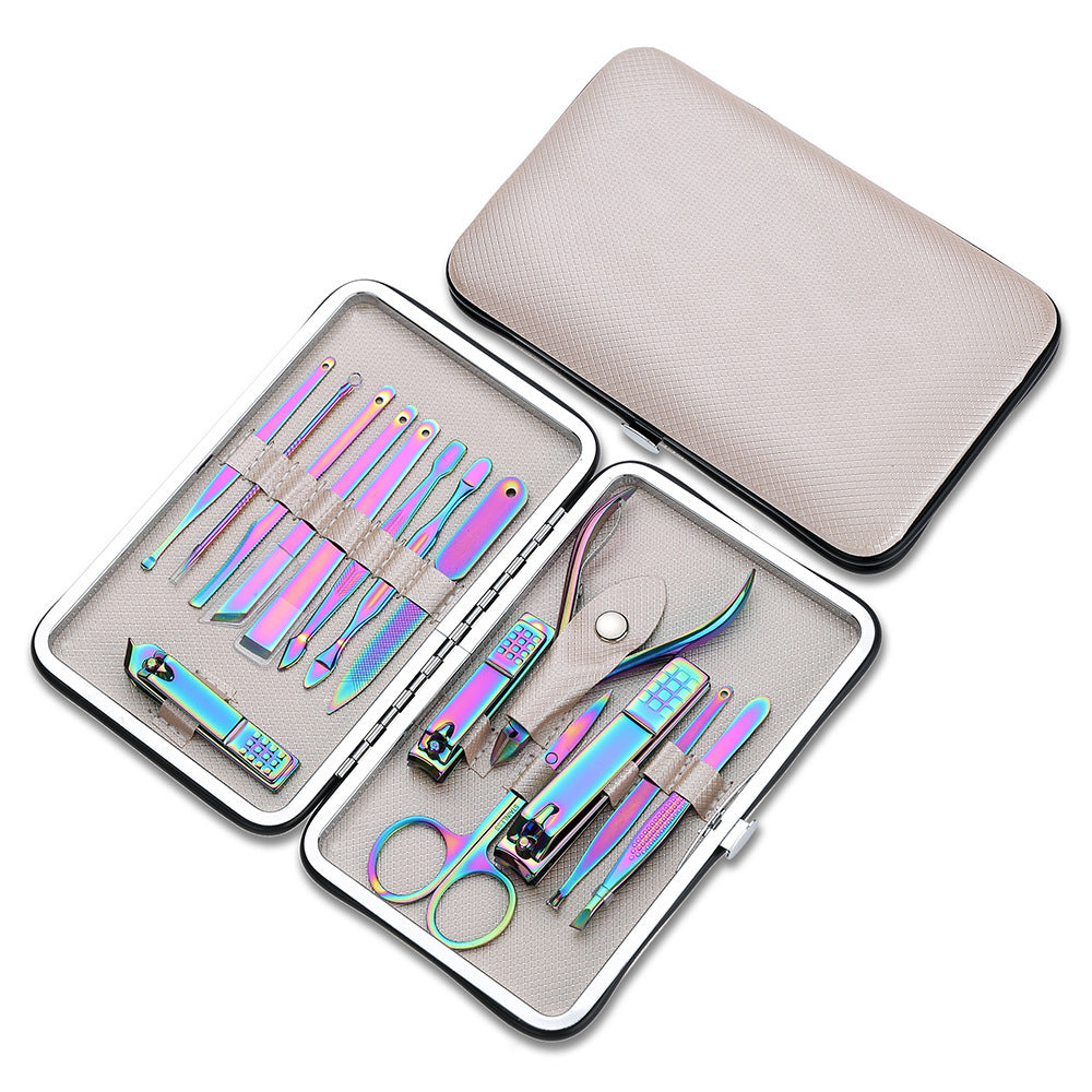 Stainless Steel Nail Clippers 15-piece Set