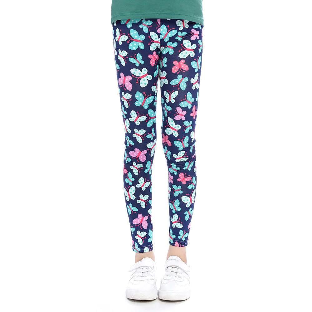 Fashion Girls Cute Print Legging Trousers