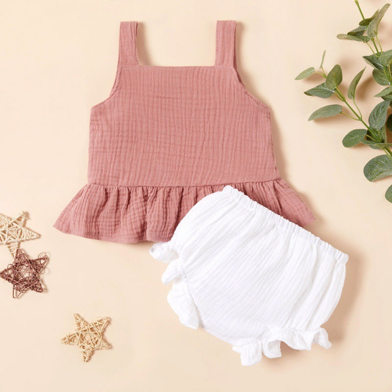 Girl's Two Piece Cotton Set