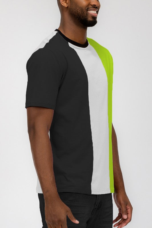 Mens Color Block T-Shirt