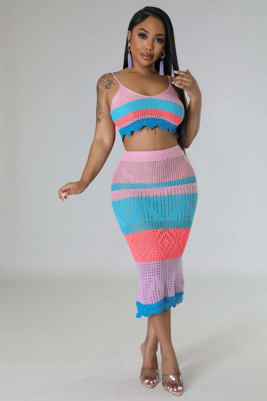 COTTON CANDY FASHION CROCHET SET