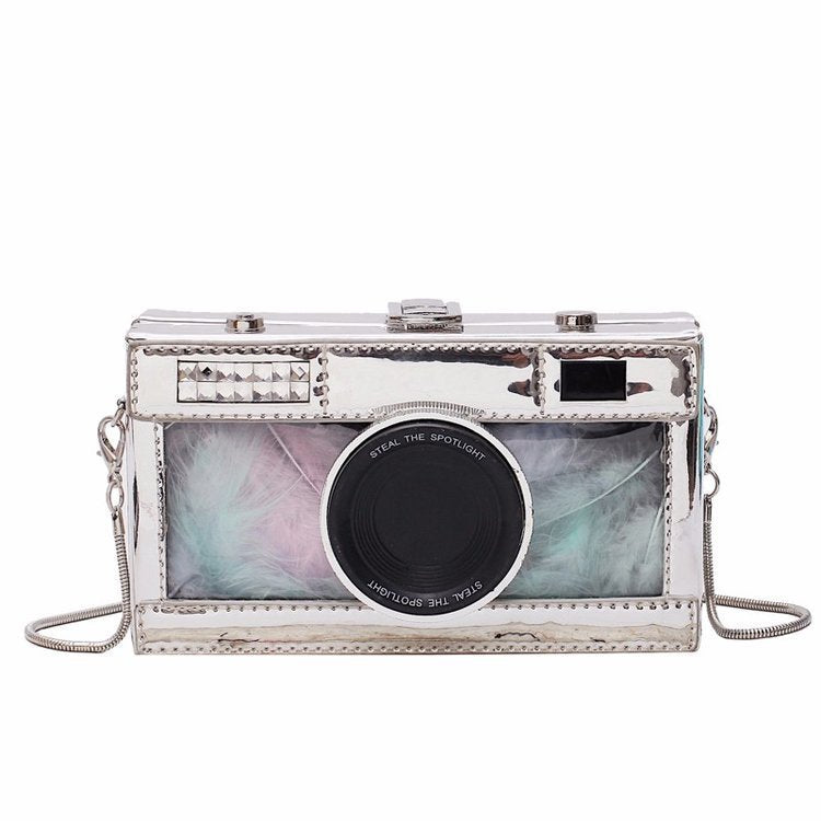 Shoulder chain bag transparent camera bag