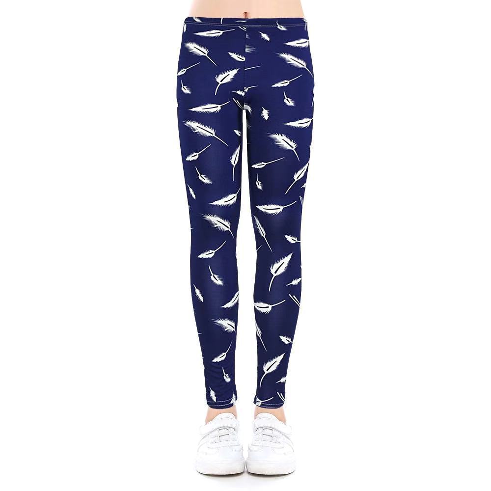 Fashion Girls Cute Print Legging Trousers