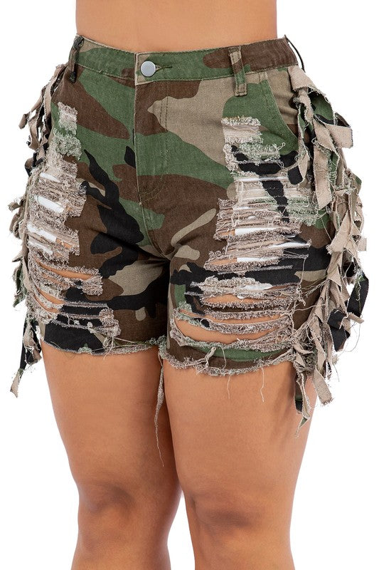 SEXY SPORT CAMOFLAGE SHORTS