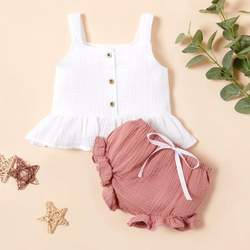 Girl's Two Piece Cotton Set