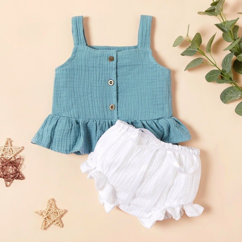 Girl's Two Piece Cotton Set