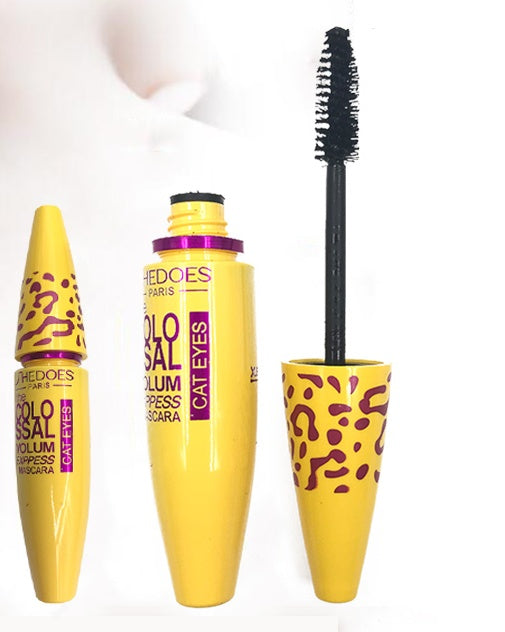 Leopard-Shaped Yellow Tube Thick Curling Waterproof Mascara