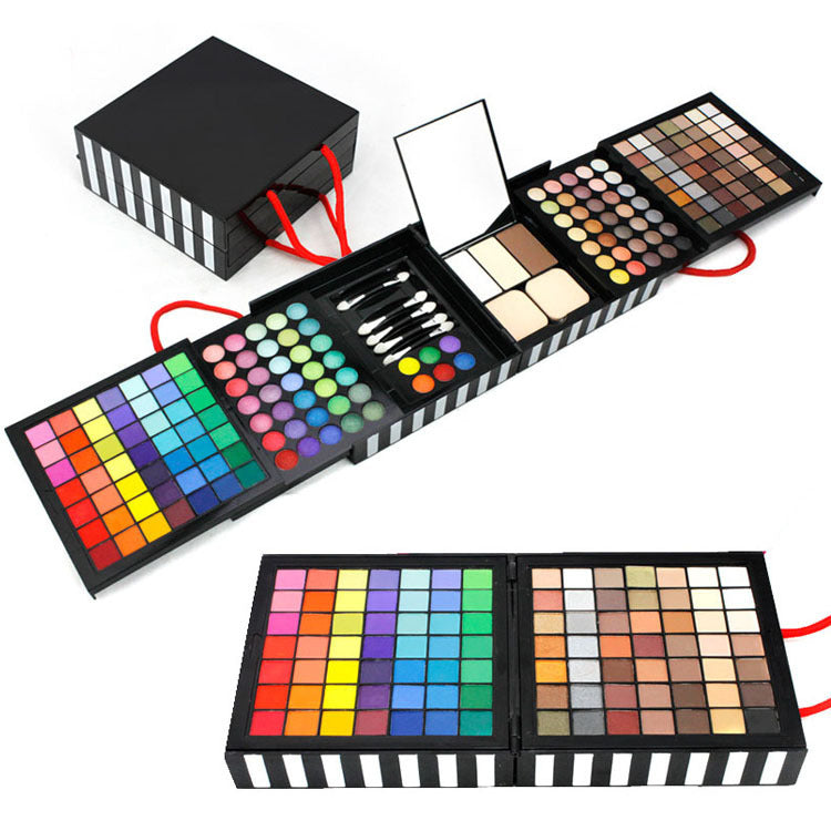 Deluxe 177 Color Eye Shadow  Bronzing Plate Combination Makeup Set