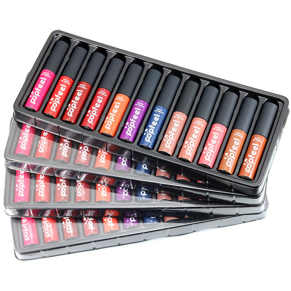 12 Color Lip Gloss Set