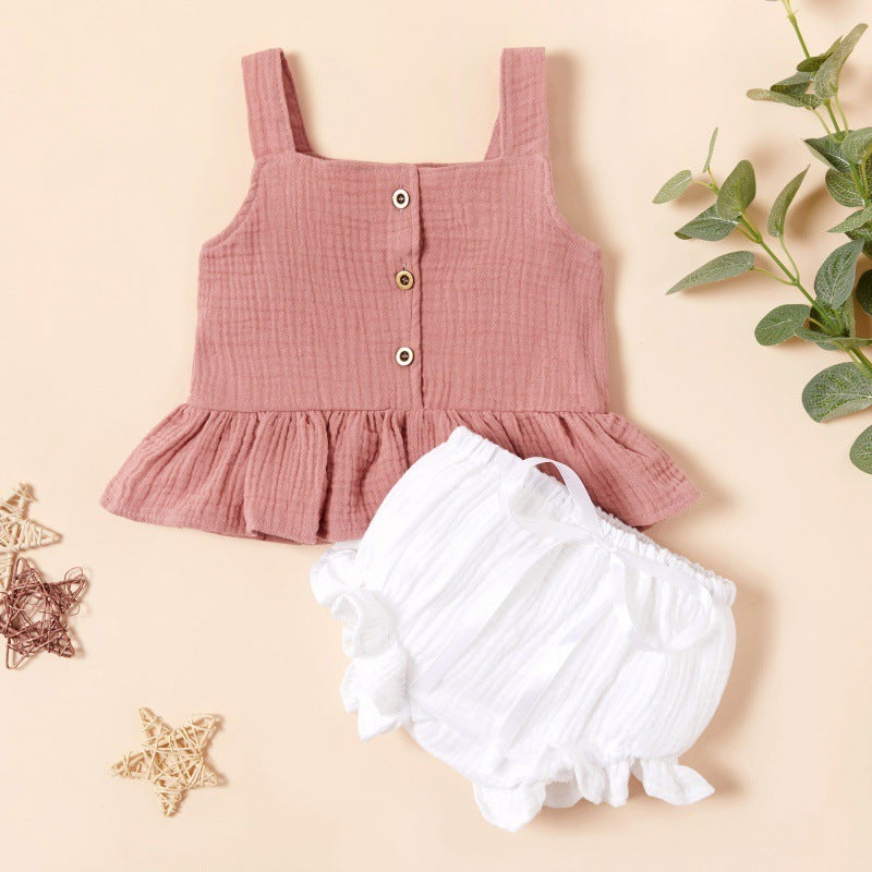 Girl's Two Piece Cotton Set