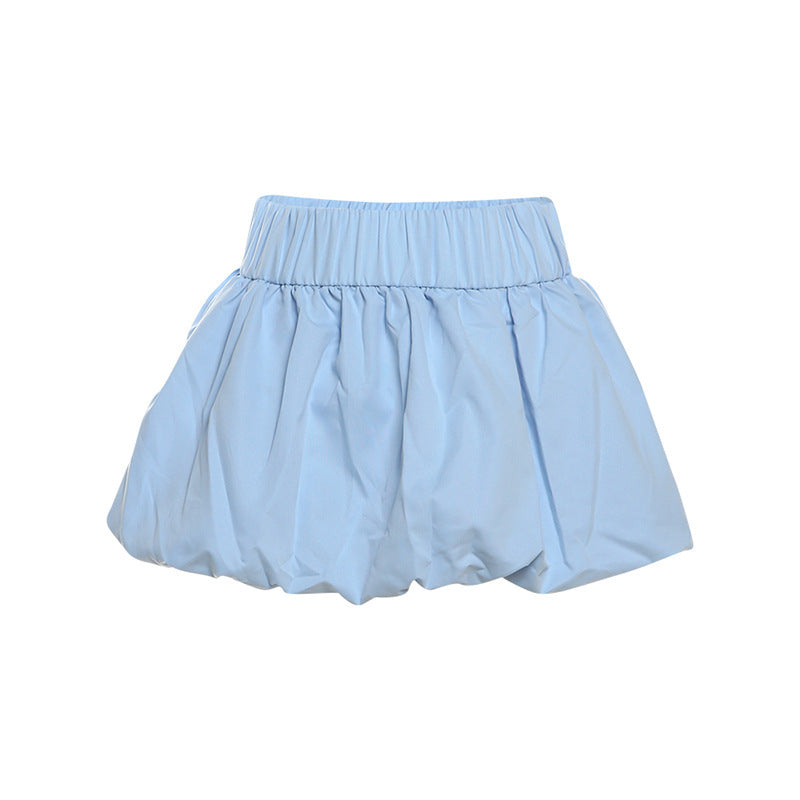 Puffy High Waist Ultra Short Skirt