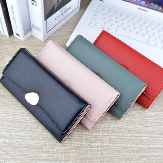 Long Soft Leather Wallet