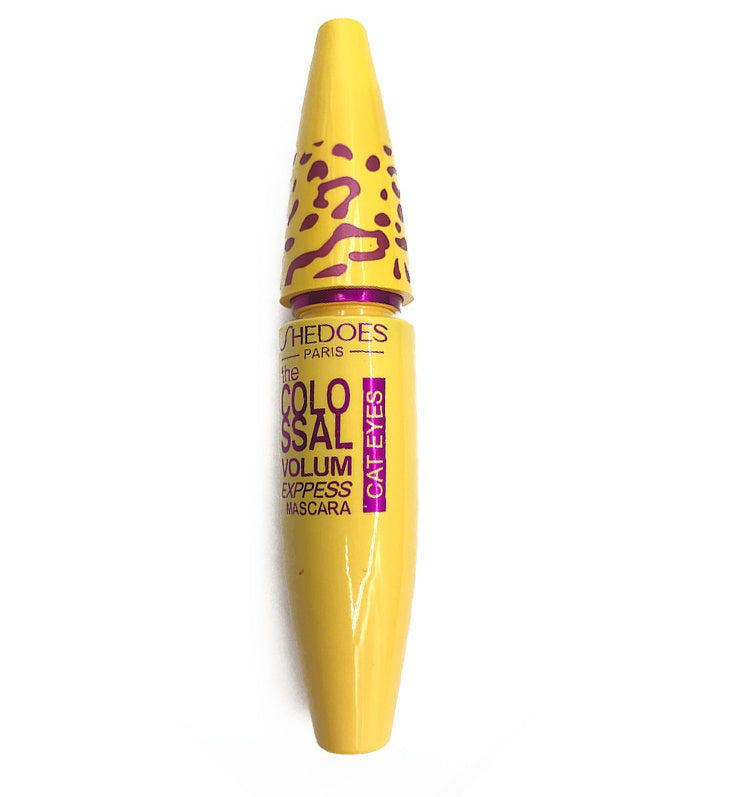 Leopard-Shaped Yellow Tube Thick Curling Waterproof Mascara