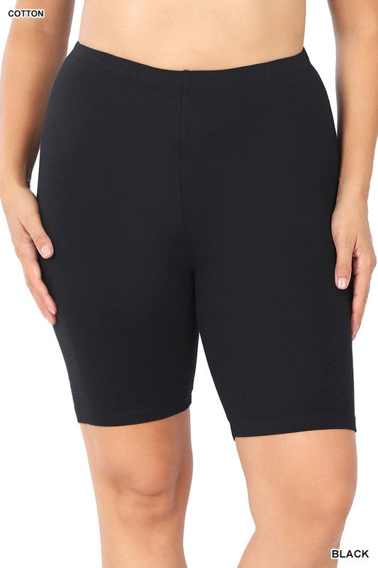 Premium Cotton Biker Shorts