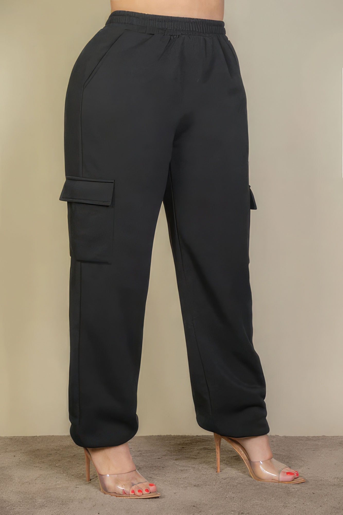 Side Pocket Drawstring Waist Sweatpants