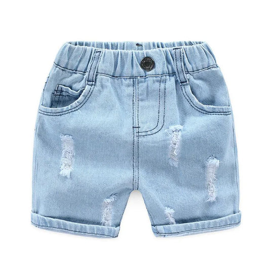 Boys Ripped Denim Shorts