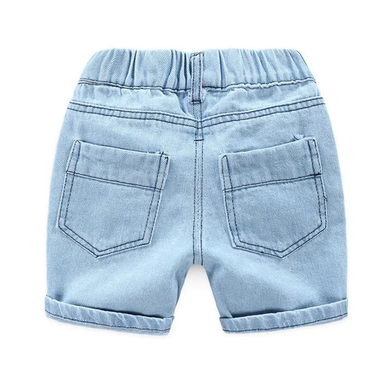 Boys Ripped Denim Shorts