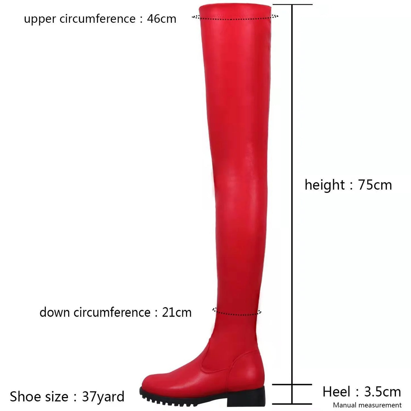 Over the Knee Platform Long Boots