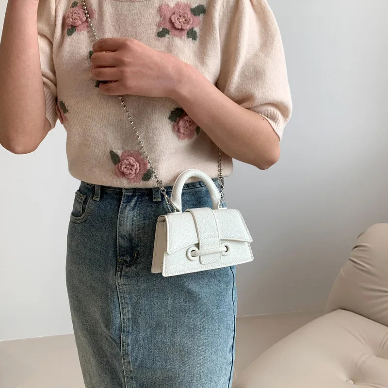 Small Square Pocket Crossbody bag