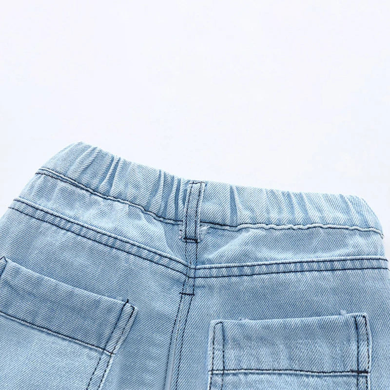 Boys Ripped Denim Shorts