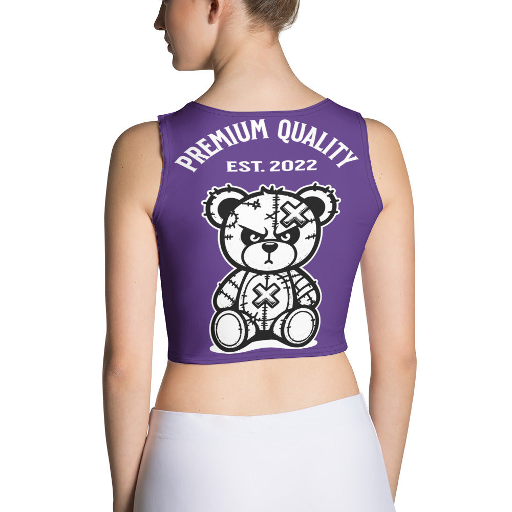 Marthann Purple Crop Top