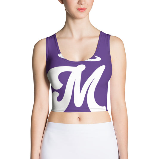 Marthann Purple Crop Top