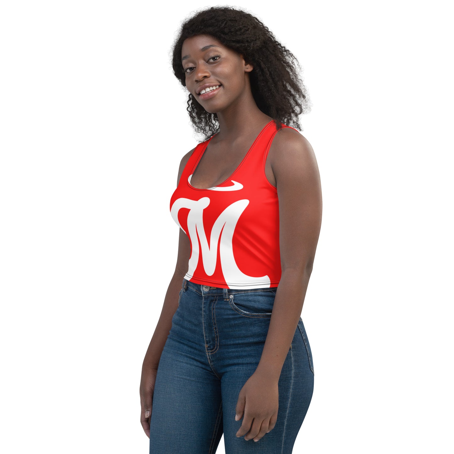 Marthann Blood Red Crop Top