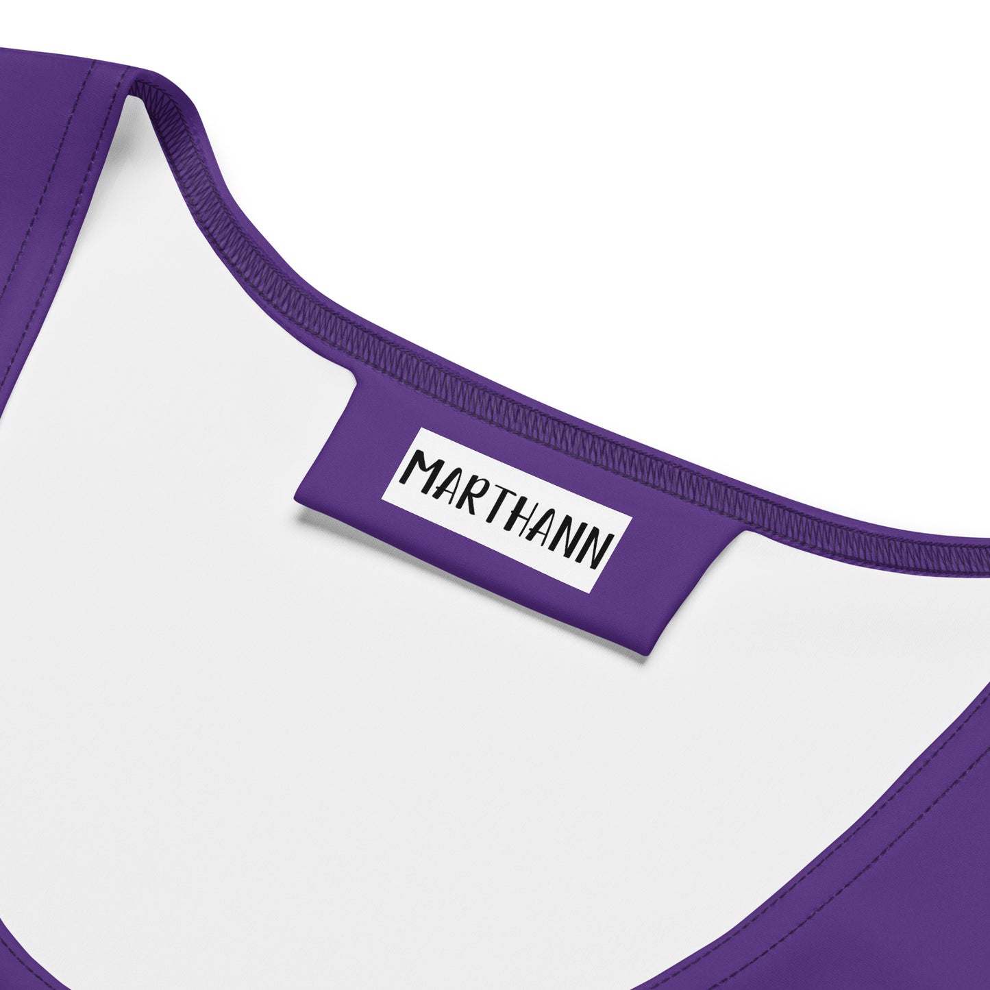 Marthann Purple Crop Top