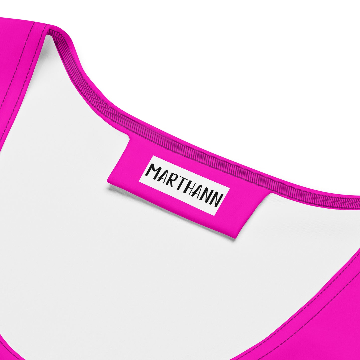 Marthann Neon Pink Crop Top