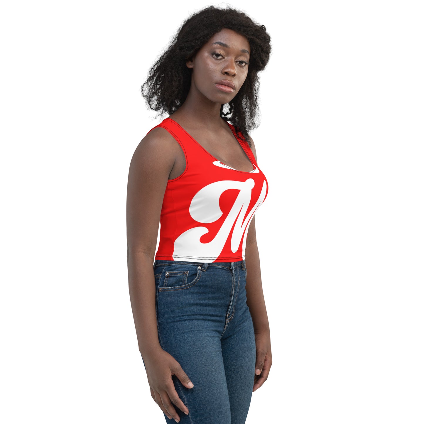 Marthann Blood Red Crop Top