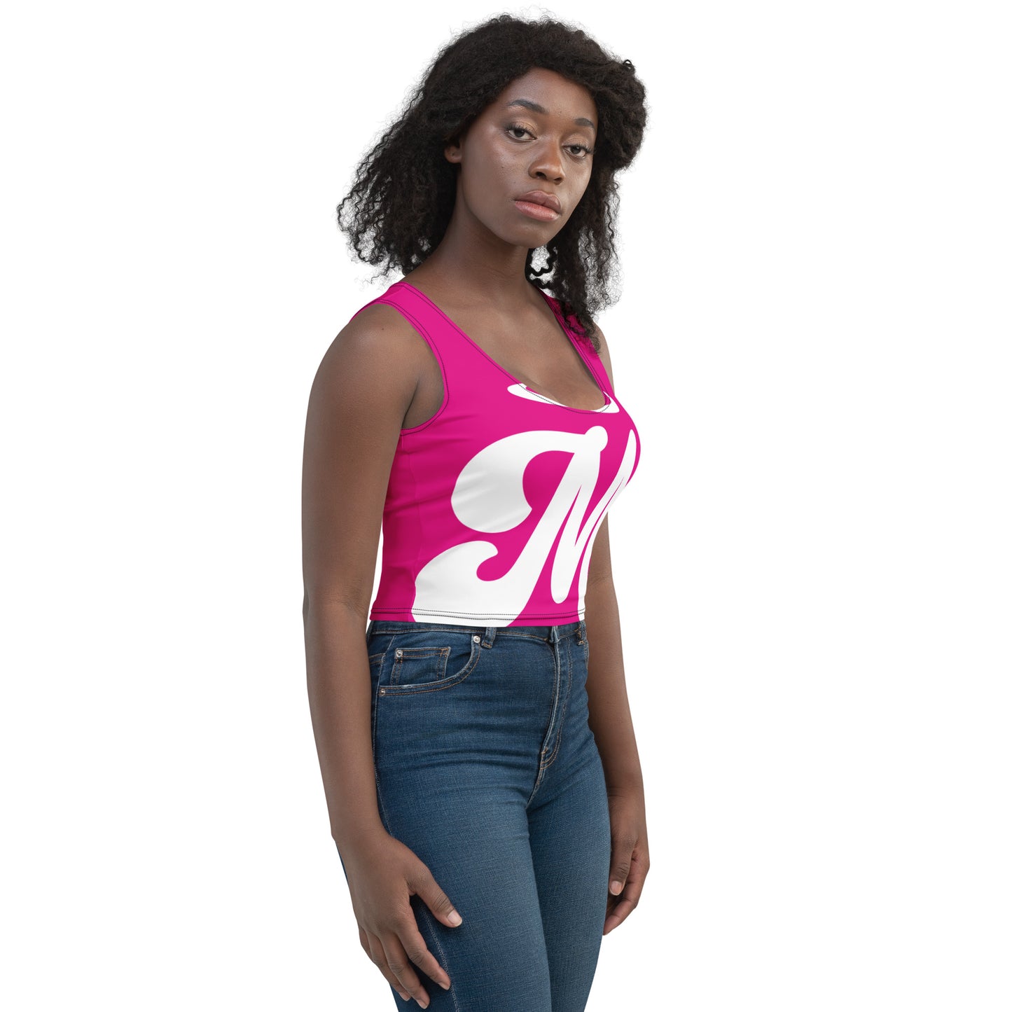 Marthann Fuchsia Crop Top