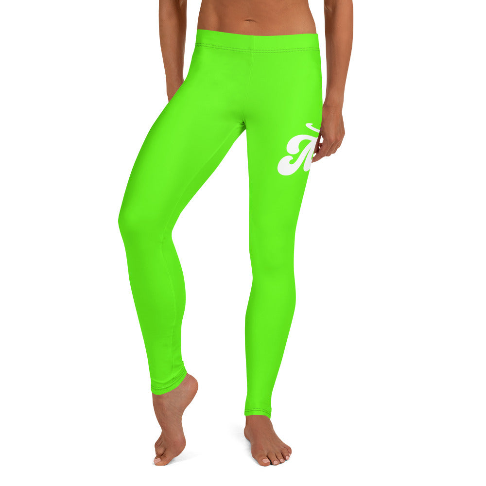 Marthann Halo Neon Green Leggings