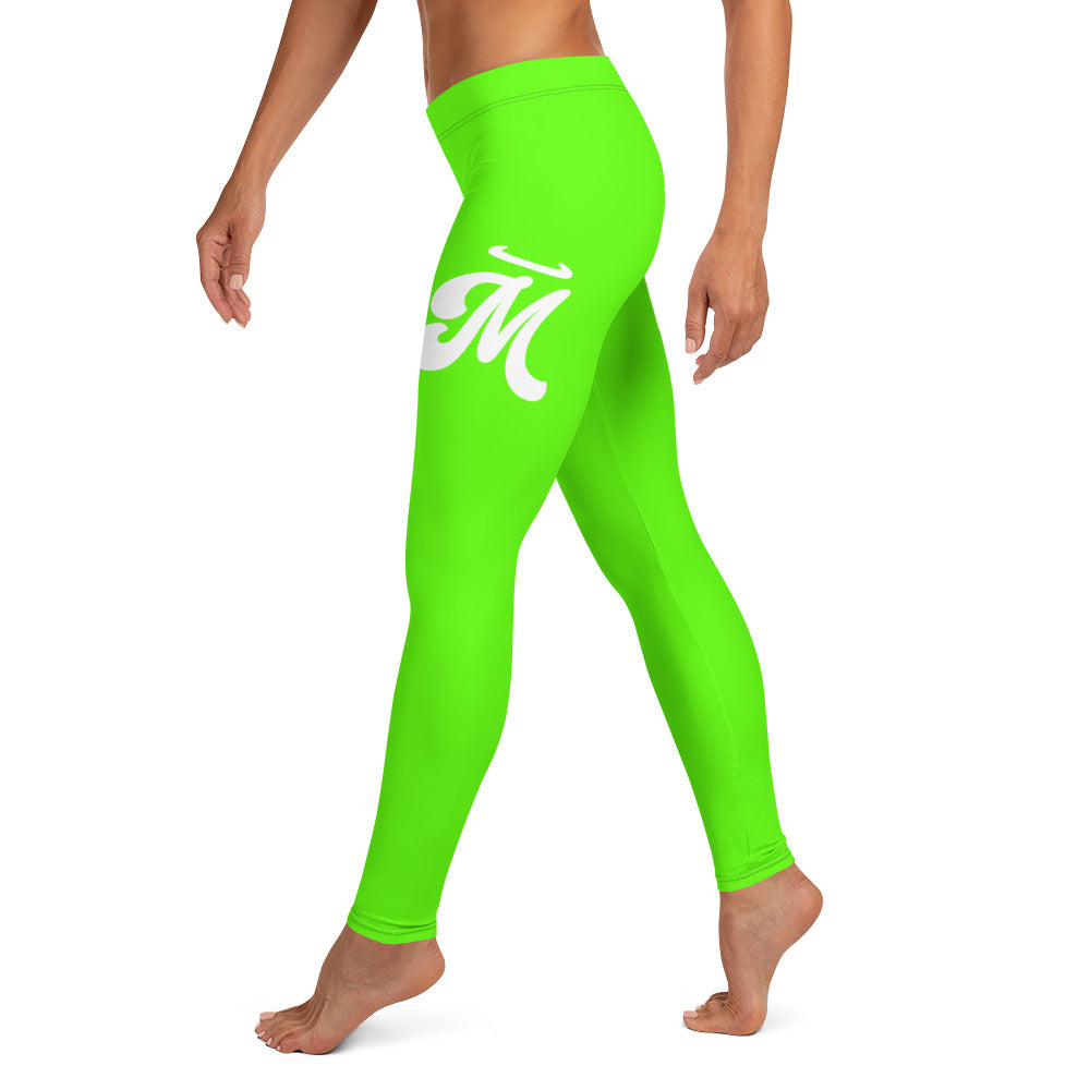 Marthann Halo Neon Green Leggings