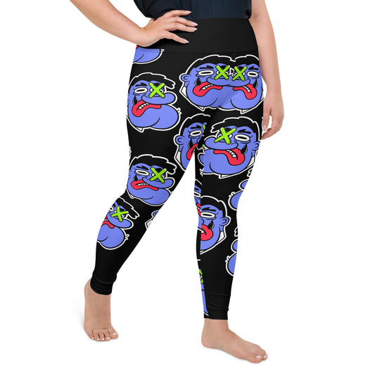 Marthann Big Face Plus Size Leggings