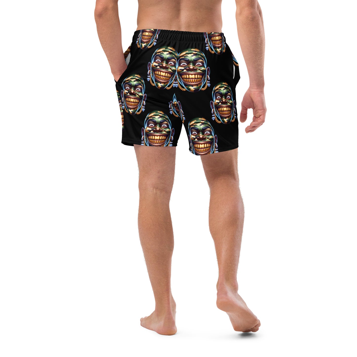 Marthann Army 2 Swim Trunks|Black