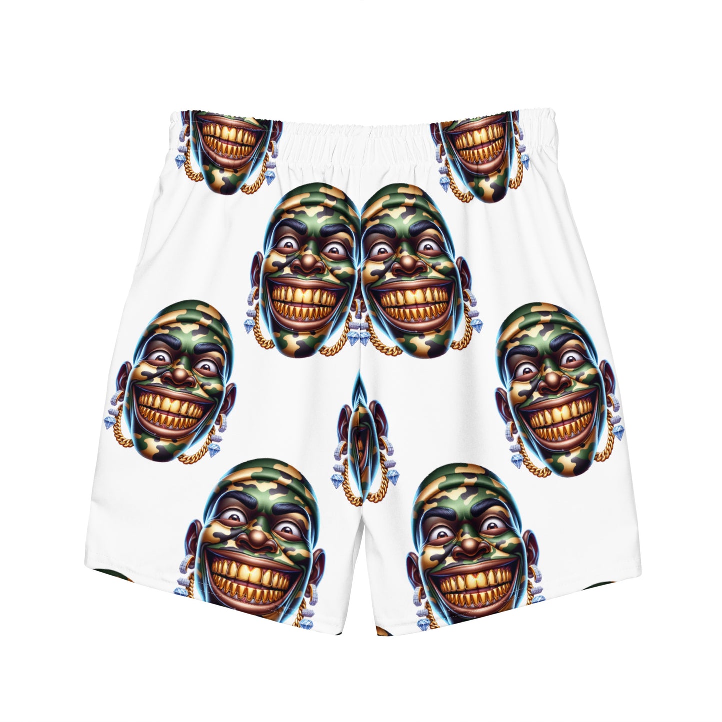 Marthann Army 2 Swim Trunks|White