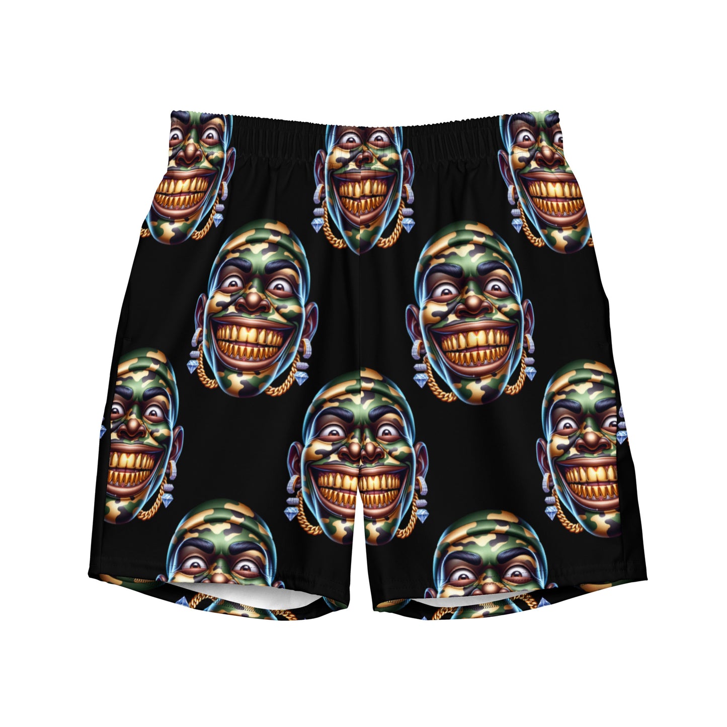 Marthann Army 2 Swim Trunks|Black