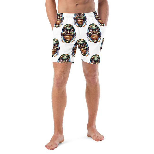 Marthann Army 2 Swim Trunks|White